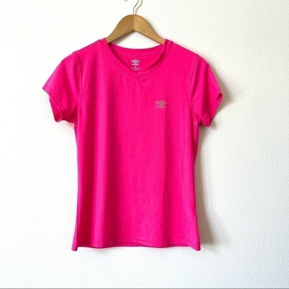 Umbro Tops - UMBRO Hot Pink Activewear Work Out Tee Shirt M